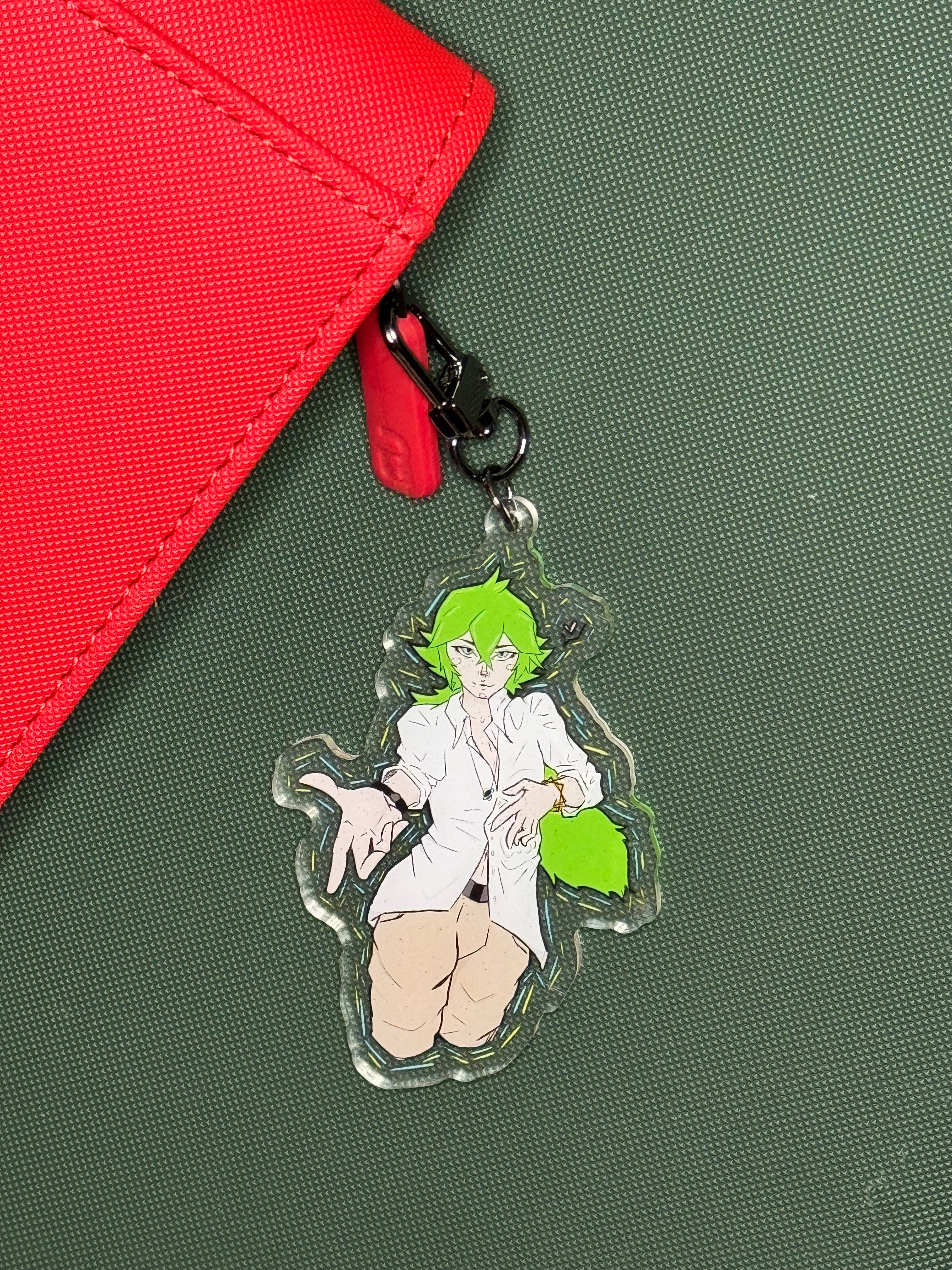 Green Trainer Keychain