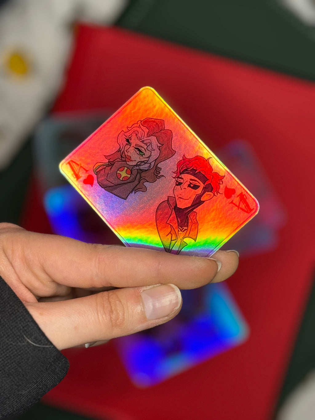 Sugah and Chere Holographic Sticker